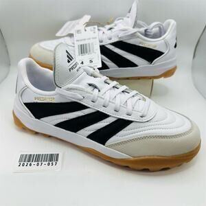 adidas Predator Turf Training Soccer Shoes White/Black/Gum | Women’s Size 5 US